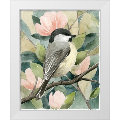 Veiled Aviary I White Modern Wood Framed Art Print by Popp, Grace