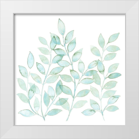 Winding Whisper II White Modern Wood Framed Art Print by Popp, Grace