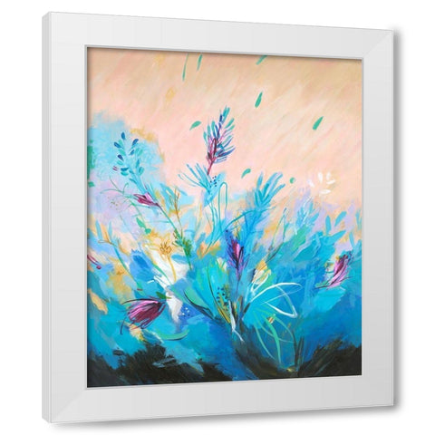 Mixed Floral II White Modern Wood Framed Art Print by Joy, Julie