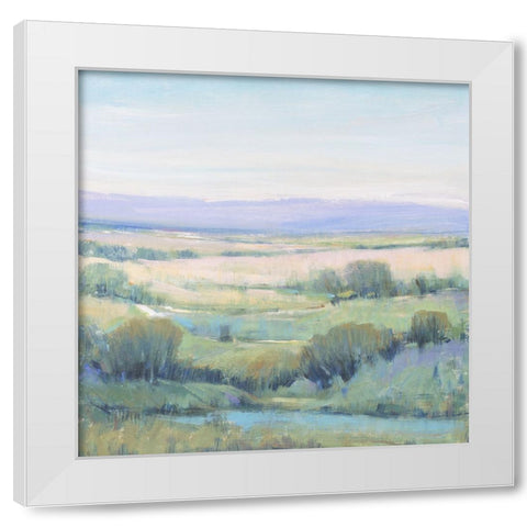Lavender Horizon I White Modern Wood Framed Art Print by OToole, Tim