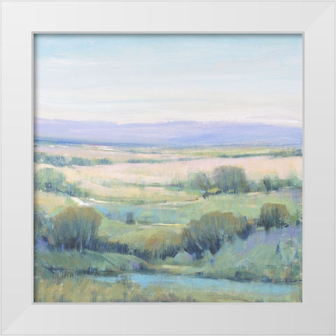 Lavender Horizon I White Modern Wood Framed Art Print by OToole, Tim