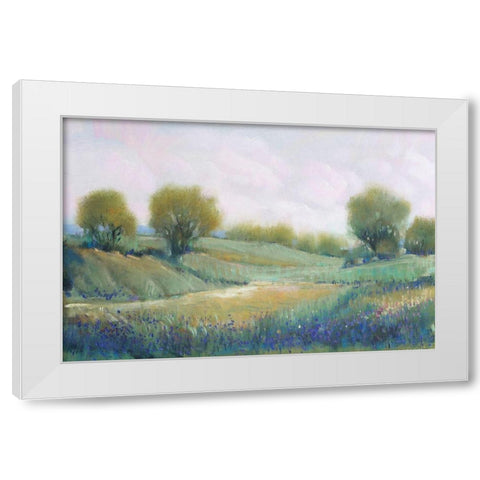 Paysage I White Modern Wood Framed Art Print by OToole, Tim