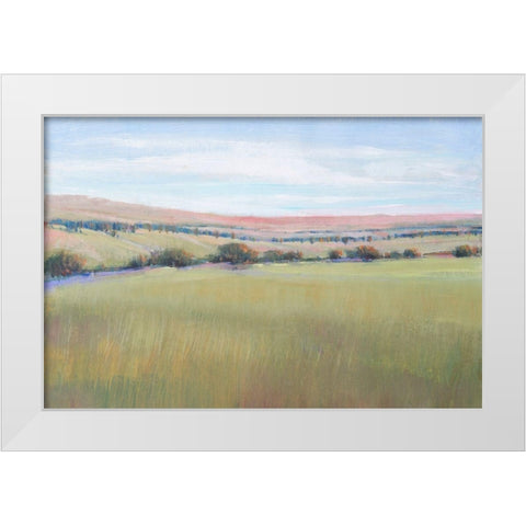 Hill Country I White Modern Wood Framed Art Print by OToole, Tim