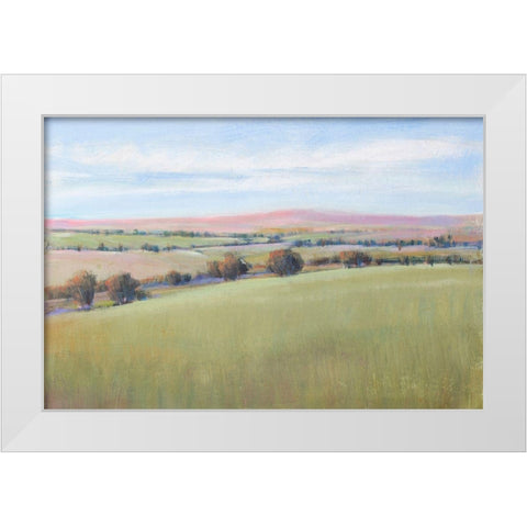 Hill Country II White Modern Wood Framed Art Print by OToole, Tim