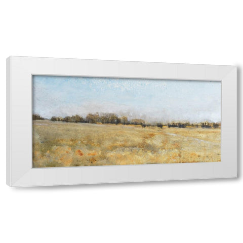 Harvest Field II White Modern Wood Framed Art Print by OToole, Tim