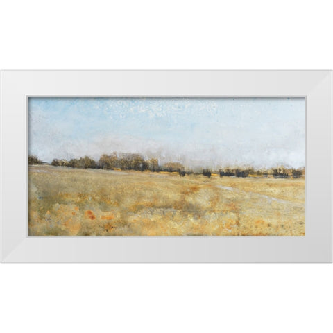 Harvest Field II White Modern Wood Framed Art Print by OToole, Tim