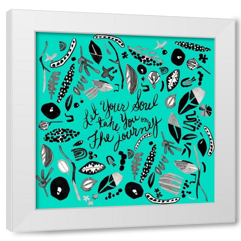 Woodland Wonder I White Modern Wood Framed Art Print by Blanckslate