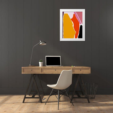 Final Homage I White Modern Wood Framed Art Print by Delamater, Rob