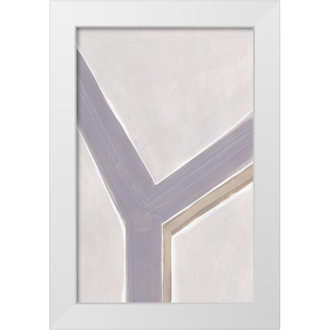 Custom Neutral Impact I White Modern Wood Framed Art Print by Vess, June Erica