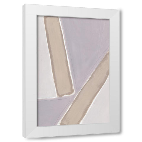 Custom Neutral Impact II White Modern Wood Framed Art Print by Vess, June Erica