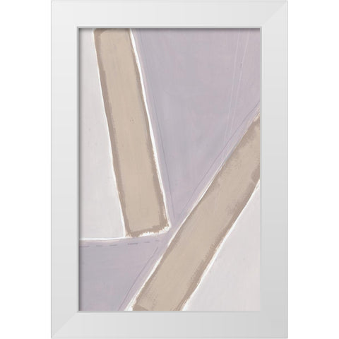 Custom Neutral Impact II White Modern Wood Framed Art Print by Vess, June Erica