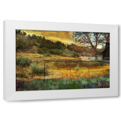 40x60 In the Brush (ASH) White Modern Wood Framed Art Print by Jasper, Sisa
