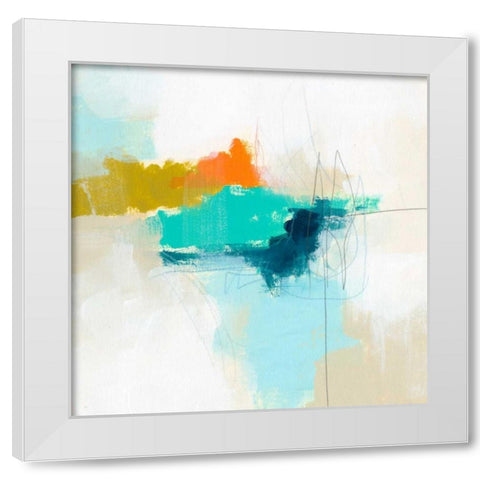 Atmospheric I White Modern Wood Framed Art Print by Vess, June Erica