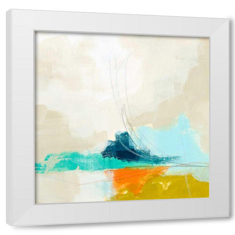 Atmospheric III White Modern Wood Framed Art Print by Vess, June Erica