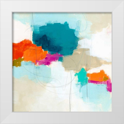 Atmospheric VI White Modern Wood Framed Art Print by Vess, June Erica