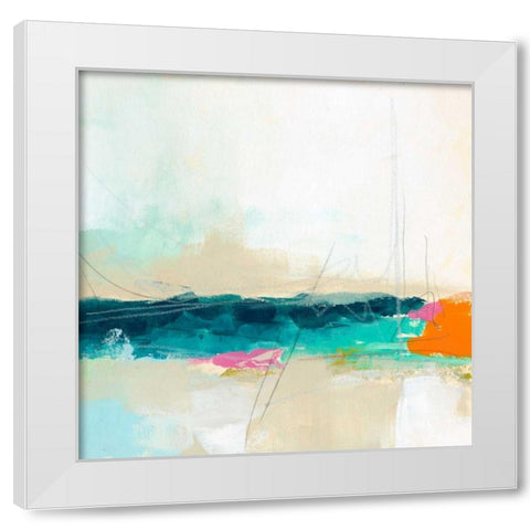Atmospheric VIII White Modern Wood Framed Art Print by Vess, June Erica