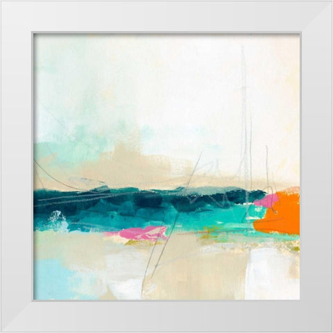 Atmospheric VIII White Modern Wood Framed Art Print by Vess, June Erica