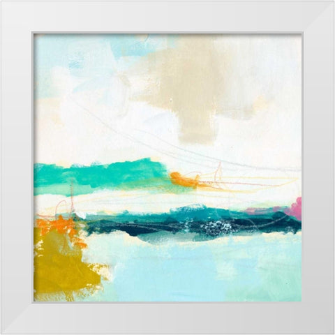 Atmospheric IX White Modern Wood Framed Art Print by Vess, June Erica
