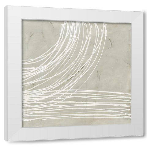 Custom Printed Ech Location IV White Modern Wood Framed Art Print by Stramel, Renee W.