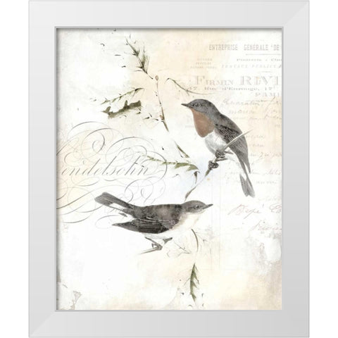 Rustic Gould III White Modern Wood Framed Art Print by Studio W