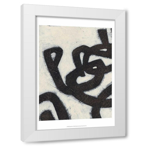 Symbiotic I White Modern Wood Framed Art Print by Vess, June Erica