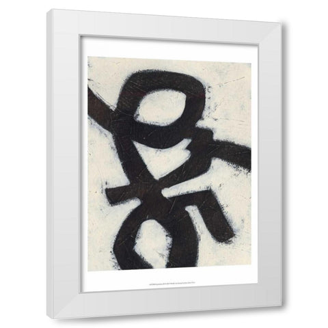 Symbiotic III White Modern Wood Framed Art Print by Vess, June Erica