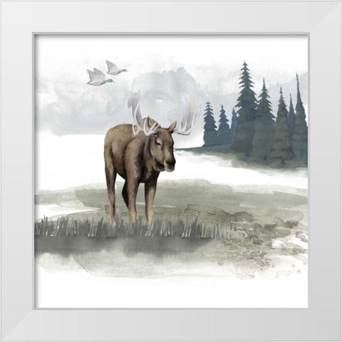 Lodge Landscape III White Modern Wood Framed Art Print by Grace Popp