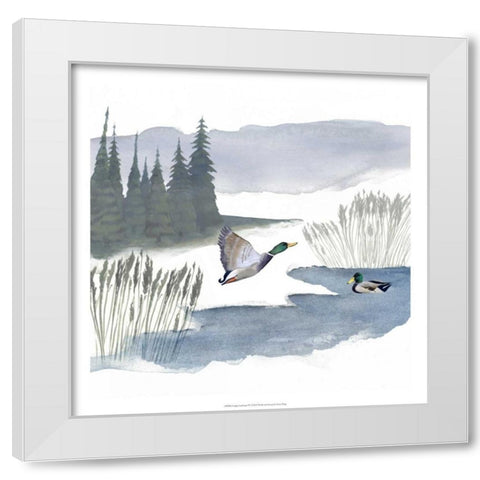 Lodge Landscape IV White Modern Wood Framed Art Print by Popp, Grace