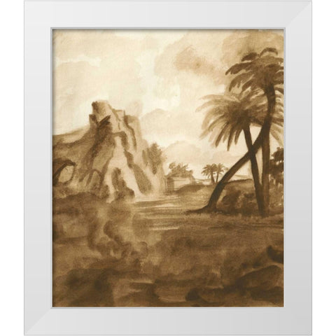 British Tropics II White Modern Wood Framed Art Print by McCavitt, Naomi