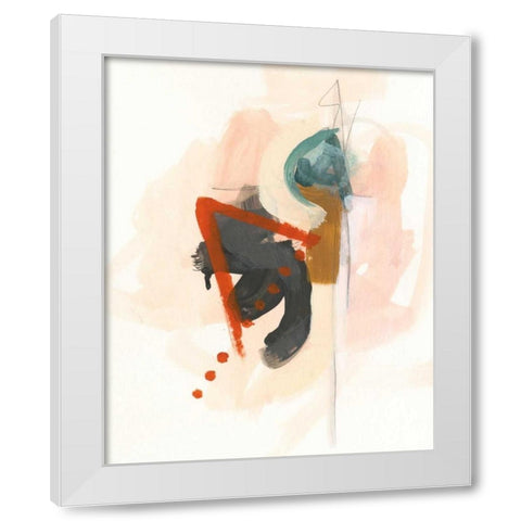 Elements IV White Modern Wood Framed Art Print by Vess, June Erica
