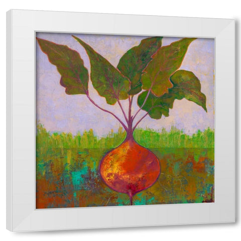 Veggie Garden IV White Modern Wood Framed Art Print by Altug, Mehmet