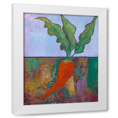 Veggie Garden VII White Modern Wood Framed Art Print by Altug, Mehmet