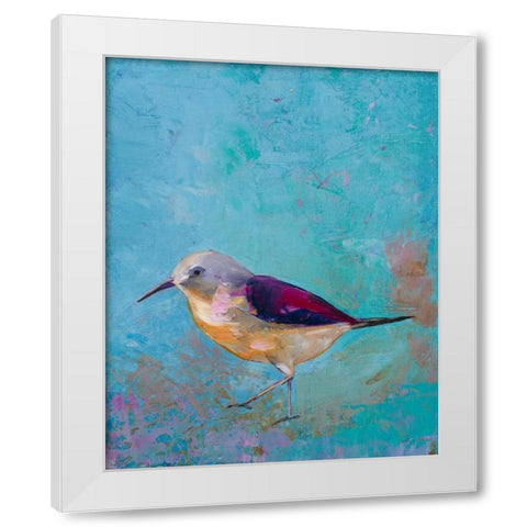 Vibrant Shorebird I White Modern Wood Framed Art Print by Altug, Mehmet