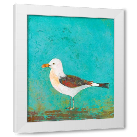 Vibrant Shorebird III White Modern Wood Framed Art Print by Altug, Mehmet