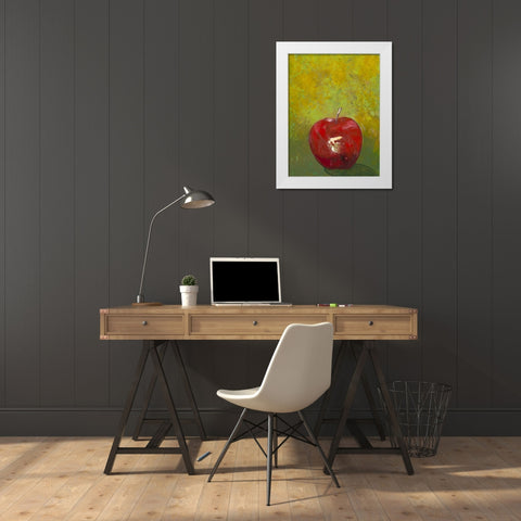 Bold Fruit I White Modern Wood Framed Art Print by Altug, Mehmet