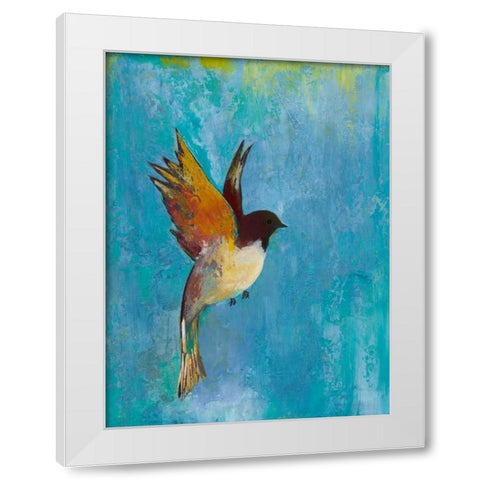 Bright Wings I White Modern Wood Framed Art Print by Altug, Mehmet