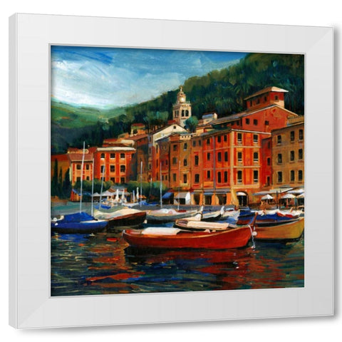 Italian Village I White Modern Wood Framed Art Print by OToole, Tim