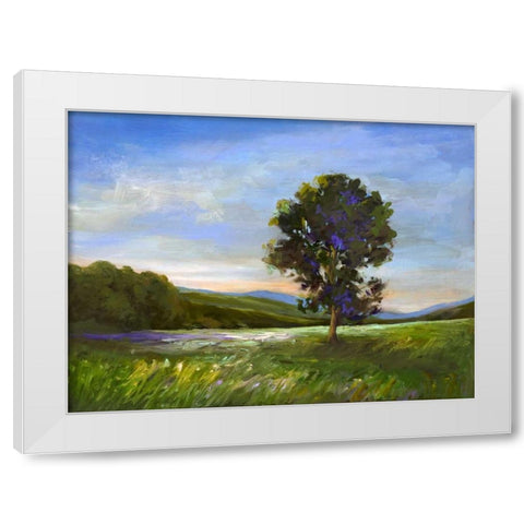 Sentinel White Modern Wood Framed Art Print by Finch, Sheila