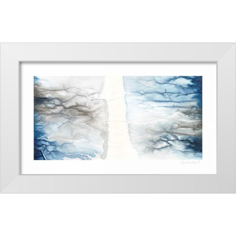 Transfixed I White Modern Wood Framed Art Print by Stramel, Renee W.