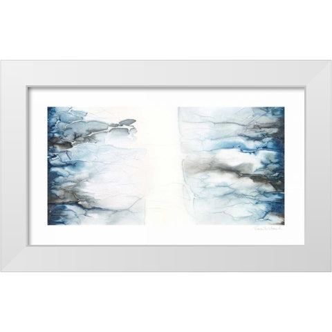 Transfixed II White Modern Wood Framed Art Print by Stramel, Renee W.