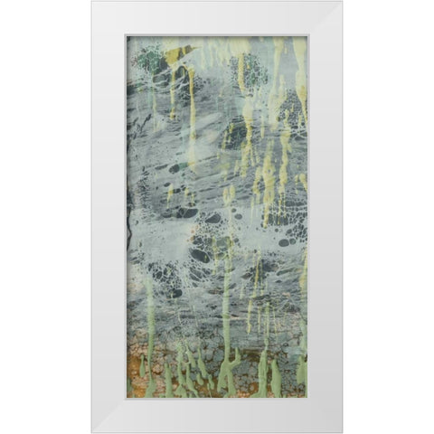 Marbled Plane I White Modern Wood Framed Art Print by Goldberger, Jennifer