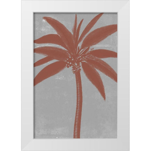 Chromatic Palms VII White Modern Wood Framed Art Print by Goldberger, Jennifer