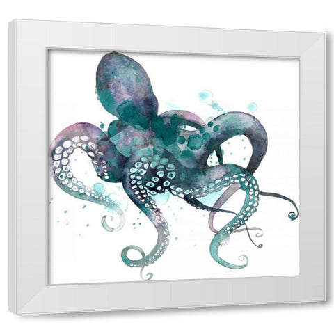 Tentacles I White Modern Wood Framed Art Print by Popp, Grace