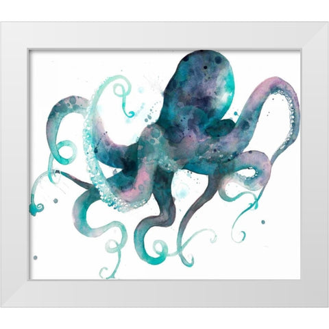 Tentacles II White Modern Wood Framed Art Print by Popp, Grace