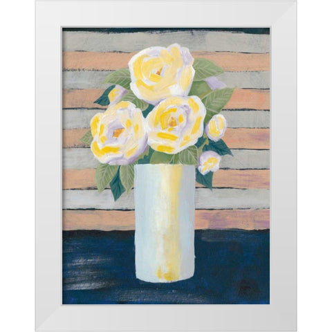 Wednesday Blooms I White Modern Wood Framed Art Print by Popp, Grace