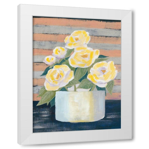 Wednesday Blooms II White Modern Wood Framed Art Print by Popp, Grace