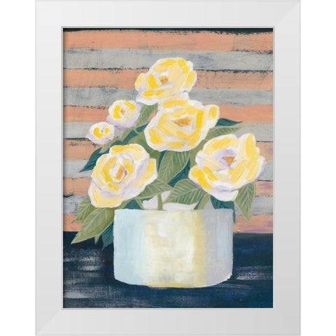 Wednesday Blooms II White Modern Wood Framed Art Print by Popp, Grace