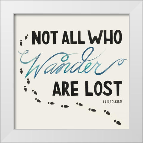 Road Trip III White Modern Wood Framed Art Print by Popp, Grace