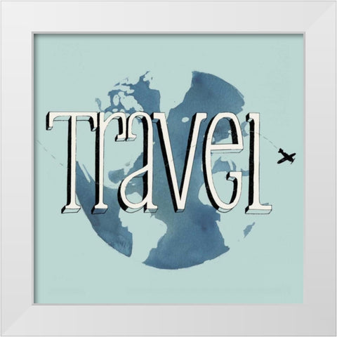 Road Trip IV White Modern Wood Framed Art Print by Popp, Grace