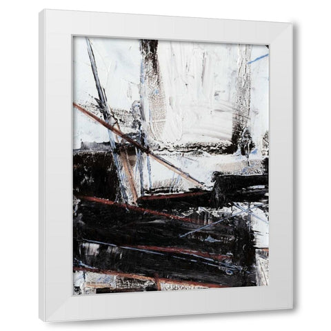 Cloud to Ground I White Modern Wood Framed Art Print by Harper, Ethan